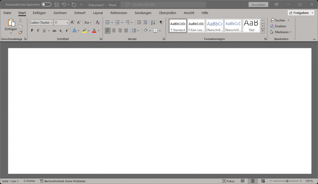 Office 2021 Dark Mode Dunkelmodus Aktivieren